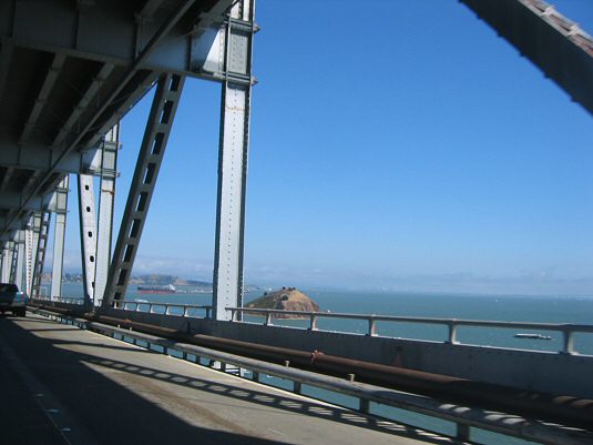 View From Oakland Bay Bridge