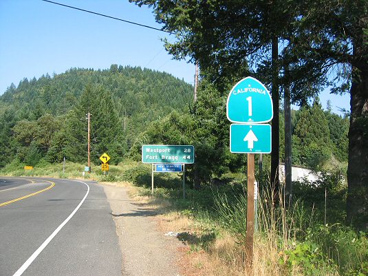 The Start Of California Hwy. 1