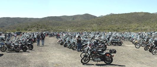 Panorama of Parking Lot