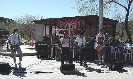 The Band Getting Warmed Up