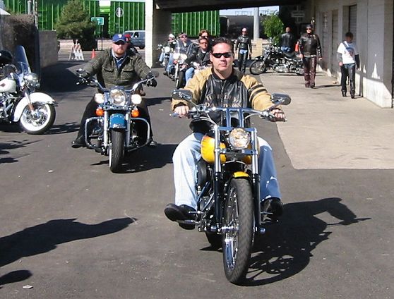 Bill Nash leaving for the run