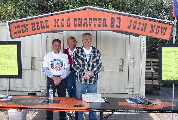 The signup for H.O.G. 83
