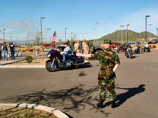 Riders Coming In