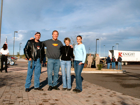Dave Whitten, Barry, Tammy and Sommer