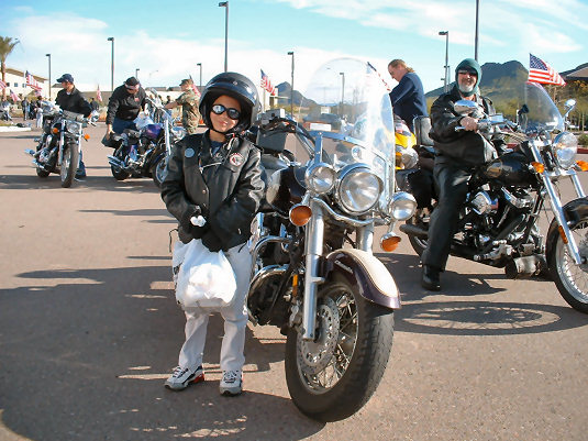 Riders Support The Troops