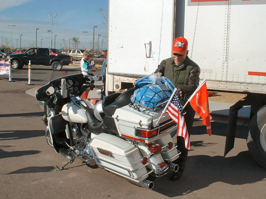 Riders Support The Troops