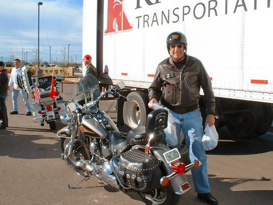 Riders Support The Troops