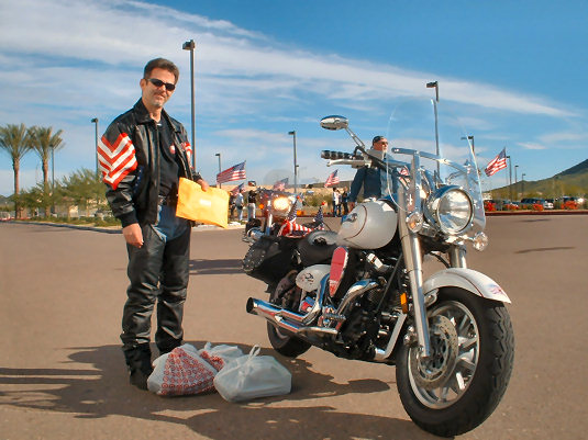 Riders Support The Troops
