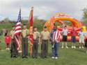 Color Guard From Camp Pendleton With Jesse McGuire