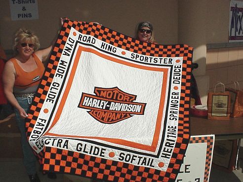 The Harley Blanket Being Raffled