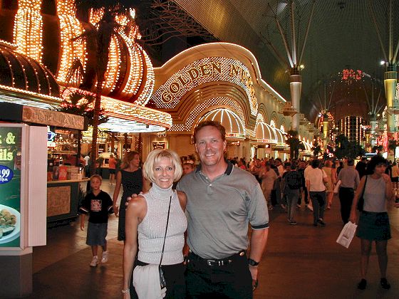 Mr. and Mrs. Cyclerides on Fremont Street
