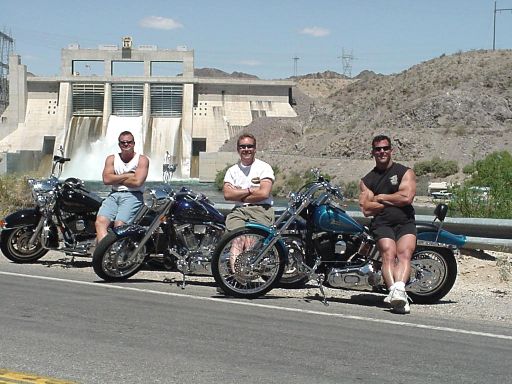 Bikes On A Ride To The Dam