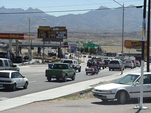 The Traffic Jam Out Of Kingman