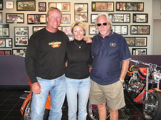 Barry, Tammy and Arlen Ness