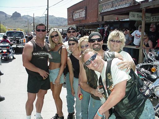 Our Group At Oatman