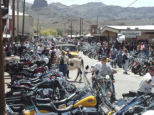 Riders Coming In To Oatman