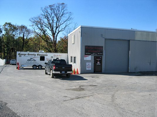 Front of Orange County Choppers Shop