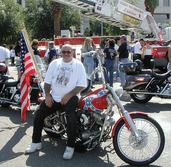 Our Ride Flag Bearer