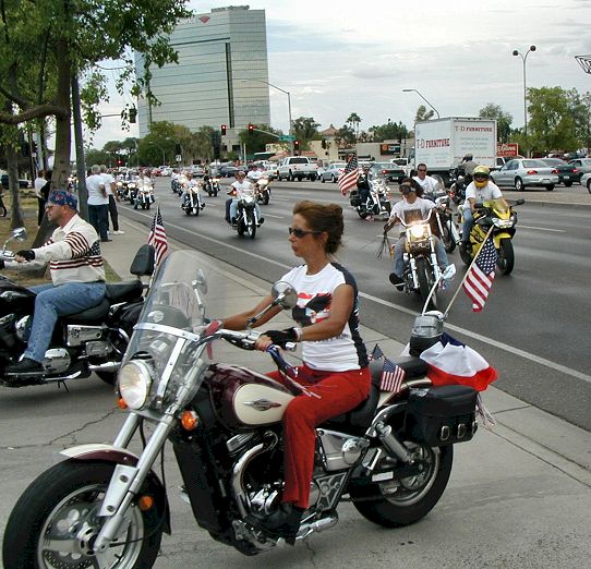 Riders Coming In At The Finish