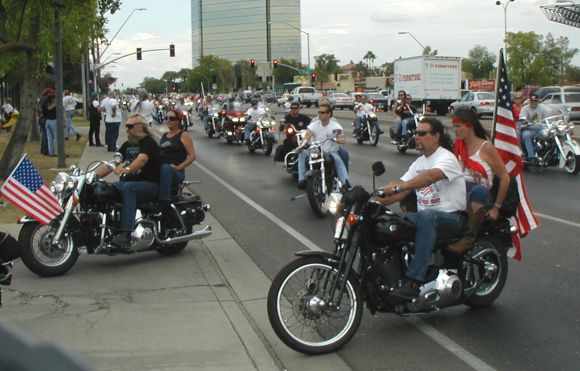 Riders Coming In At The Finish