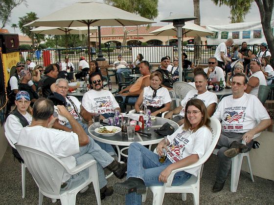Riders On The Patio
