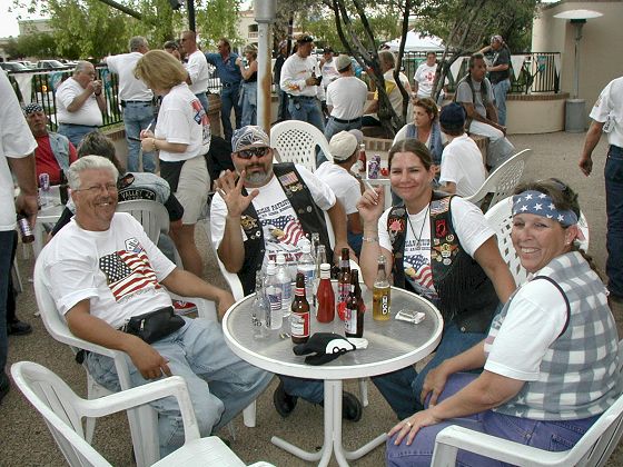 Riders On The Patio