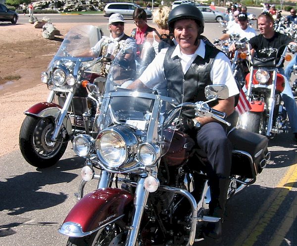 Riders Entering The Park