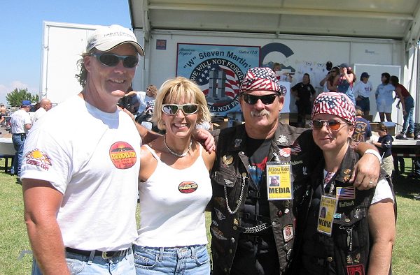 Mr. and Mrs. Cyclerides With Bruce and Betsy Of AZ Rider