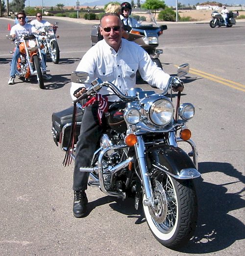 Riders Entering The Park