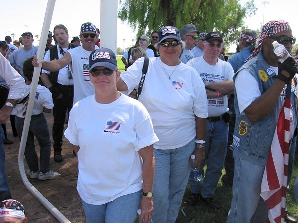 Supporting The Ride With The Shirts
