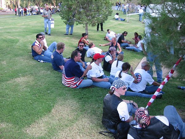 Riders Taking It Easy