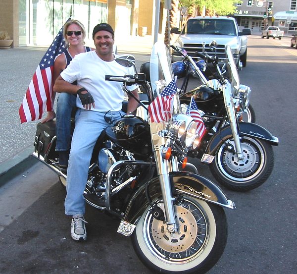 Riders Support The USA