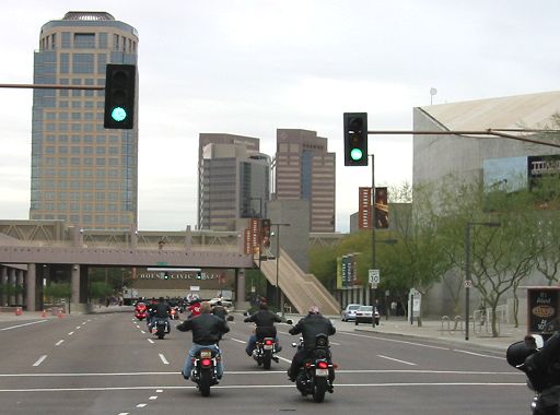 Heading West On Washington