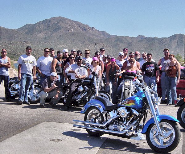 Group Ride To Bartlett Lake Arizona
