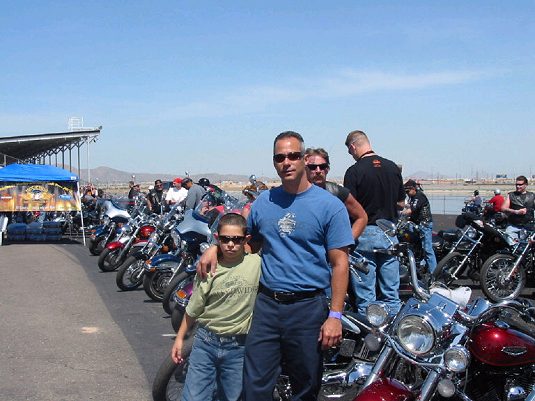 Father and Son Riders