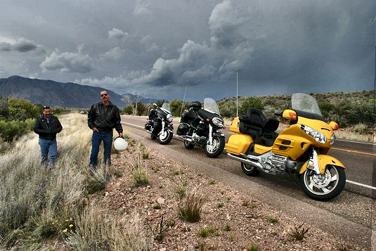 Riding Away From Bad Storm
