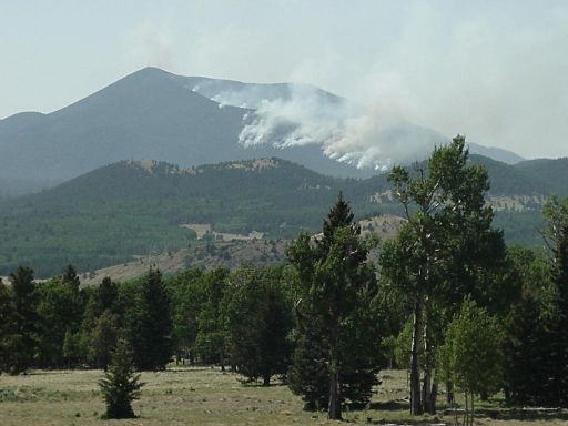 The fires North of Flagstaff