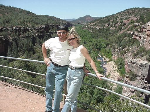 Roy and Cindy at creek
