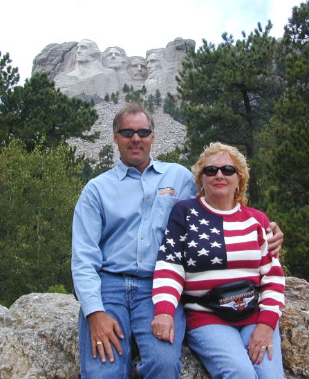 Gary and Val at Mt. Rushmore