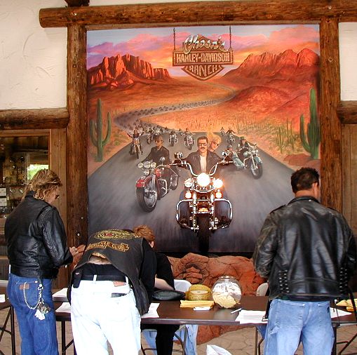 Chosa's Mural in Waiting Area