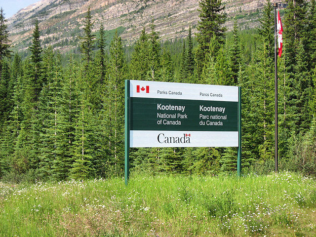 Hwy. 93 in Kootenay Nat. Park