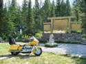 Continental Divide on Hwy. 93 in Kootenay Nat. Park