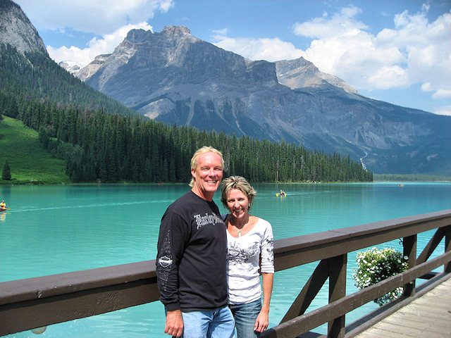 Barry and Tammy - Emerald Lake - Yoho National Park, BC