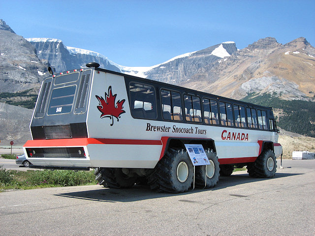 Tour Bus for Glacier