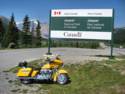 Entering Jasper National Park, AB