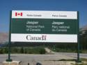Entering Jasper National Park, AB