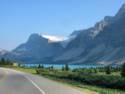 Bow Lake and Bow Glacier on Icefields Parkway