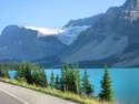 Bow Lake and Bow Glacier on Icefields Parkway