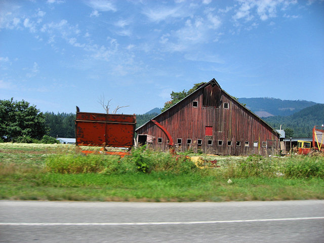 Old Barn on Scenic Hwy. 530 in Washington