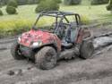 Tyler Tests out the RZR in the mud. 